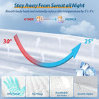 Cervical Neck Pillow for Neck Pain Relief, 2 in 1 Ergonomic Pillow for Sleeping, Memory Foam Orthopedic Bed Pillows for Side, Back & Stomach Sleepers with Cooling Pillowcase