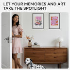 Homeforia 12x18 Picture Frame Black, High End Metal 12x18 Poster Frames with Mat 8.5x11 Photo, 12 x 18 Black Frames Matted to 8.5 by 11 inch Print, 18x12 Thin Frame, Tempered Glass, Wall Kit, Set of 1