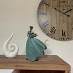 Guichifun Fairy Statue Collection Home Decoration - Leaf Angel Girls Resin Modern Table Decor for Living Room Office Sculpture Decor for Women Indoor Rustic Figurines Gift 5 x 3 x 7.5 Inch