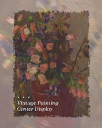 HUARCEY Gold Framed Vintage Wall Art for Living Room, Flower Painting Canvas Prints Shelf Decor for Kitchen, Aesthetic Room Decor Bedroom Wall Art, Floral Artwork for Friends or Family 8"x10"