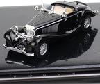 1:28 Scale Pullback Diecast Metal Antique Classic Model Cars Collectible Toy Gifts (Black,Length 6.5in/16.8cm)