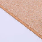 Runner Rug with Non Slip Rubber Backing, Washable Soft Floor Carpet for Kitchen, Hallway, Entryway Indoor, Bedroom, Laundry, Low Pile Area Rugs, Solid Color with Pointillism Style (Camel, 2' * 10')