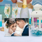 5 Pack 3.5 x 5 inches Acrylic Picture Frame Desktop Frameless Photo Frame Double Sided Transparent Acrylic Frame Clear Horizontal Magnetic Frame for Desk Desktop Display Pictures Holder