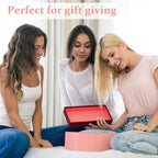 RUCKAE Pink Flower Vase in Bulk 22 Glass Bud Vases Vintage Small Vases for Centerpiece Table Wedding Decorations Home Decor Party (Pink)