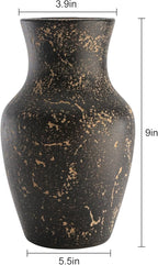 Farmhouse Vase for Home Decor, Vintage Rustic Terracotta Flower Vase Suitable for Home Decor, Living Room, Shelf, Dining Table. ZSHLXM