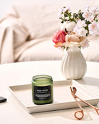 M&SENSE Sage Wood Scented Candle, 7.05oz 50 Hours Long Lasting Clean Non Toxic All Natural Soy Wax Candle for Relaxing & Stress Relief, 2 Wick Home Fragrance Gifts for Home Decor