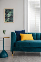 Couch Pillow Covers 12x20 Yellow: 2 Pack Cozy Soft Velvet Rectangular Throw Pillow Cases for Farmhouse Home Decor