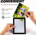 Magnetic Picture Frames 5X7 for Fridge (30 Pack),Magnets Photo Pockets/Sleeves,Decorations for Home/Office/School/Classroom/Lockers/Fridge