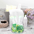 200 PCS Green Vase Fillers, Pearls Bead for Centerpieces Vases, 10/14/20 MM No Hole Beads, Fake Pearls for Wedding Birthday Anniversary Theme Party Table Centerpieces Decor