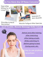 Anti Cellulite Massager Roller w/Detachable Roller Handles for Whole Body, Leg, Lumbar, Shoulder, Back, Arm Massage Stretch Roller Swelling Release Stress Relief Yoga Goods Dieting Equipment