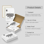 SIGNWIN Framed Mid-Century Modern Retro Botanical Flower Garden Wall Art, Set of 4 Abstract Geometric Wall Decor Prints, Nature Wilderness Wall Décor for Living Room, Bedroom - 11"x14" Natural