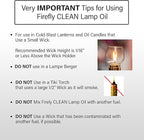 Firefly Kosher Odorless Paraffin Lamp Oil - Smokeless, Virtually Odorless, Long-Lasting- 1 Gallon