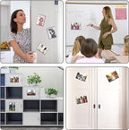 Black Magnetic Picture Frame 4X6 for Refrigerator,Photo Magnets Sleeves