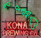 Neon Signs Beer Bar Bedroom New Kona Brewing Glass Neon Signs for Office Hotel Pub Cafe Birthday Party Man Cave Neon Light Art Wall Lights 24 X 20 Inches