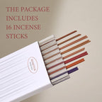 Incense Sticks Sample Set with 8 Natural scents: Lavender, Osmanthus, Rose, Agarwood, Sandalwood & More. Perfect for Meditation, Spiritual use, and Stress Relief Gifts