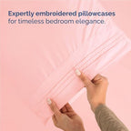 Twin XL Size 3 Piece Sheet Set - Comfy Breathable & Cooling Bed Sheets Set - Hotel Luxury Bedding for Women, Men, Kids, Teens, Boys & Girls - Deep Pockets, Soft, Wrinkle Free - Oeko-Tex - Baby Pink