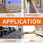 TAPEBEAR Carpet Tape Double Sided 4Inch x 30Yards, Heavy Duty Rug Gripper Anti Slip Anti Curling Floor Tape Residue-Free, Two Sided, Removable, Waterproof for Area Rugs, Mats, Strong Hold for Tile