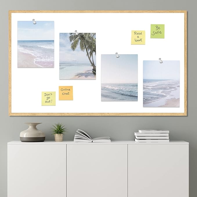 SIGNWIN Poster Bathroom Decor 8"x10"x 4, Wall Art Room Decor Multicolor for Living Room, Bedroom, Office White Pastel Tropical Island Ocean Beach Shore Nature Wilderness Realism Landscape Colorful