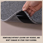 16-Pack Gripper for Rug for Hardwood Floors and Tiles: Double-Sided Reusable Rug Carpet Tape. Anti-Slip Tape Grips Area Rugs, Non-Slip Rug Pads Prevent Sliding, Curling, and Bunching