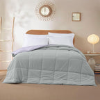 Modern Threads Down Alternative Reversible Comforter Purple/Silver Queen