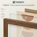 20x24 Poster Frame 3 Pack - Brown Woodgrain, Wood Picture Frame, Wall Gallery Frame - Wall Hanging