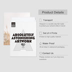 SIGNWIN Poster Bathroom Decor, Wall Art Room Decor Multicolor for Living Room, Bedroom, Office White Pampas Grass Beach Ocean Shore Horizon Nature Wilderness Realism Landscape Colorful - 12"x16"x4