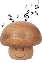 Castle in The Sky Mechanism Music Box Cute mini Mushroom Vintage Wood Carved Musical Gift for Birthday Valentine's Day Christmas Thanksgiving Day