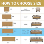 HAOMAIJIA Waterproof Couch Cover for Dogs Washable,Faux Fur Pet Couch Covers for Sofa,Soft Dog Bed Cover Non-Slip Couch Covers for 3 Cushion Couch Sofa Pet Friendly (Brown, 35" x 82" 1 Pack)