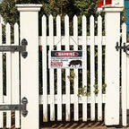 Warning Sign, Bhino Warning Wood Plaque Sign, Funny Door Signs, Decorative Wood Hanging Suspension Plaque, Farmhouse Wooden Wall Decor, Outdoor Hanging Wooden Signs