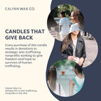Calyan Wax Co. 2 Wick Candle, Desert + Agave Scented Candle, 37 Hour Burn Time, Aromatherapy Soy Candles, Non Toxic & Vegan Soy Wax, Glass Tumbler Scented Candles, 8.8oz