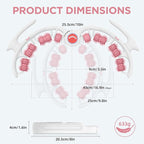 Cellulite Massage Tool Deep Fascia Massager & Dimpled Skin Remover for Legs - Anti-Cellulite Roller Tech with Lymphatic Drainage, Smooth Skin & Pain Relief for Thighs & Buttocks Sculpting