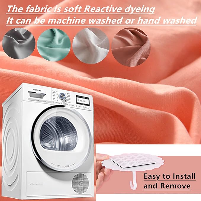 VETHIN Bed Canopy for Girls,Princess Round Dome Dreamy Mosquito Net Bedding Girls Room Castle Play Tent Hanging House Decor Reading Nook Canopies (Beige Pink)