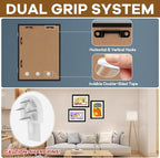 3 Pack Kids Artwork Frames 10x12.5 Inch Changeable Kids Art Frame with Front Opening for Art Display, Horizontally Vertically Wall Mount for Kids Drawing & School Projects (Black)