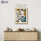 VCK 22x28 Oak Poster Frame 3 Pack, Natural Solid Wood Picture Frames, Wall Mounting Hanging