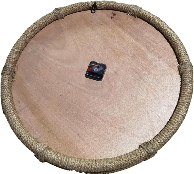 Vintage 24 Inch Wall Clocks,Quartz Silent Non Ticking,Battery Operated,Roman Numeral Style,for Bedroom, Kitchen,Living Room Farmhouse Rustic