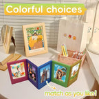 40 Pack Magnetic Picture Frame 2x3 Picture Frame Bulk Mini Picture Frames Set For Fujifilm Instax Frame Cute Multiple Colorful Photo Frames for Refrigerator Wallet Size Picture Frames