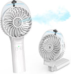 COMLIFE Portable Handheld Misting Fan, 3000mAh Rechargeable Battery Operated, 180° Foldable, Mini Personal Fan with Water Sprayer for Travel, Makeup, Home, Office, Camping, Outdoors