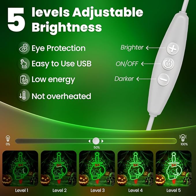 Halloween Skull Neon Sign with Dagger & Web Design,Skull Neon Sign For Halloween,Spooky LED Wall Light for Halloween Party Decor,Gothic Horror Neon Skull Light for Bar,Bedroom,Man Cave