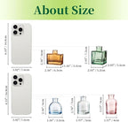 Small Glass Bud Vases for Centerpieces - Hewory 40pcs Colored Sturdy Cute Flower Vases Bulk, Mini Bottle Vase for Wedding Home Decor Birthday Party Events Mother's Day Bridal Shower Gifts Table Decor