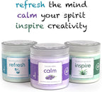 Wipex Odor Eliminator Gel Jar - Inspire Lemongrass 15oz, Odor Eliminator for Home, Effective Odor Absorber for Long-Lasting Freshness, Ideal for Rooms, Offices & Yoga Studios, 12pk