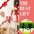 Solar Fairy Garden Decor Lights, 2 Packs, Metal Hanging Lanterns with Warm Solar Glow – Exquisite Gifts for Women, Mom, Friends (Fairy Hanging Lantern)