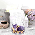 Purple Vase Filler | 150PCS Pearls Bead for Centerpieces Vases | 8/14/20 mm No Hole Beads, Fake Pearls for Wedding Birthday Theme Party Table Centerpieces Decor Decor