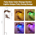 HONGLAND Solar Garden Lights Outdoor Decor, Solar Fairy Lights Outdoor Moon Decor, Housewarming Ornaments for Patio, Lawn, Yard, Pathway - Unique Gardening Gifts for Women Mom Grandma