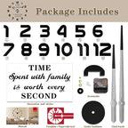 VANGOLD Big Wall Clock for Living Room