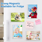 10 Pack Magnetic Picture Frames for Refrigerator 4x6, Acrylic Fridge Magnet Frame, Stylish Clear Framless Photo Frame for Home, Office, School Locker Display