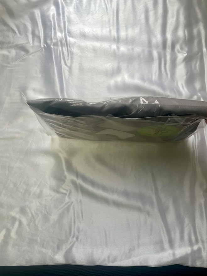 Honeydew Queen Side Pillow Case - Fits The Scrumptious and Essence Curved Pillows for Side Sleeping - Comfortable and Soft Cooling Viscose Made from Bamboo Fabric (Queen, Stardust (Charcoal))