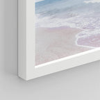 SIGNWIN Framed White Pastel Tropical Island Ocean Beach Shore Wall Art, Set of 4 Landscape Colorful Wall Decor Prints, Nature Wilderness Wall Décor for Living Room, Bedroom - 11"x14" White