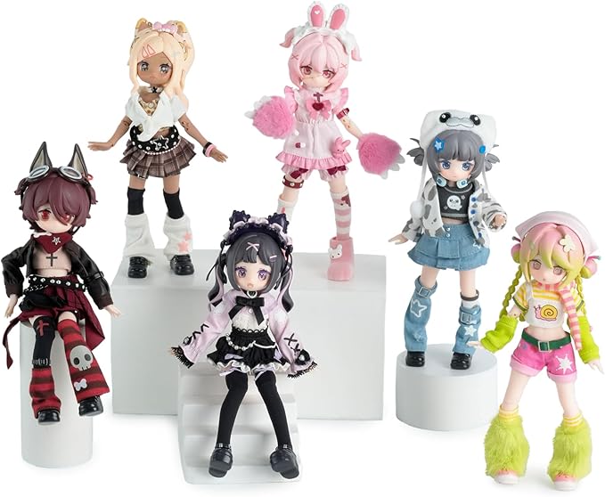 BEEMAI Electronic Pets Series Single Box (Contains 1 Figure), 1/12 BJD Blind Box Cute Figures Collectibles Birthday Gift
