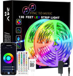 LED Lights for Bedroom 130ft Led Strip Lights Color Charging, Smart Light Strips with App Control RGB Music Sync Led Lights for Room Party Home Decoration