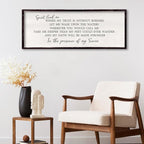 Spirit Lead Me Wall Decor 32"x12" Christian Scripture Worship Song Religious Bible Verse Wooden Framed for Bedroom Office Large Wall Art Hanging Sign (Black)
